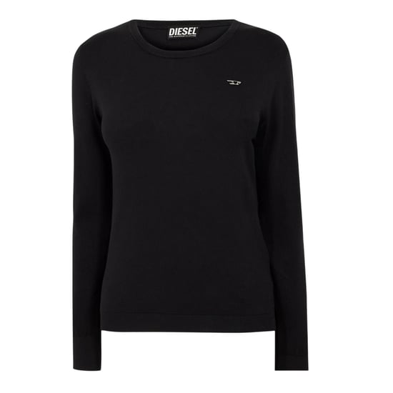 Diesel - Sweatshirt für Damen, gerippt, Feinstrick (Schwarz) - Image 2
