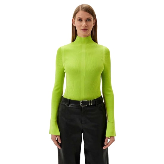 Boss - "Frescia" Pullover Top für Damen, Viskose, Anliegend, Langärmlig (Leuchtend Gelb) - Image 1