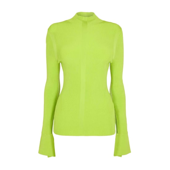 Boss - "Frescia" Pullover Top für Damen, Viskose, Anliegend, Langärmlig (Leuchtend Gelb) - Image 2