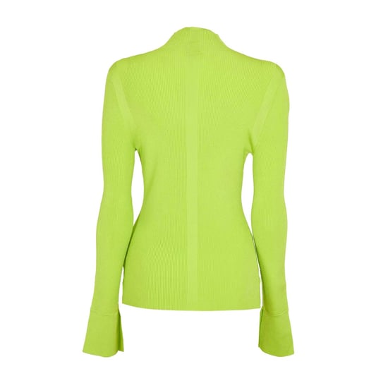Boss - "Frescia" Pullover Top für Damen, Viskose, Anliegend, Langärmlig (Leuchtend Gelb) - Image 3