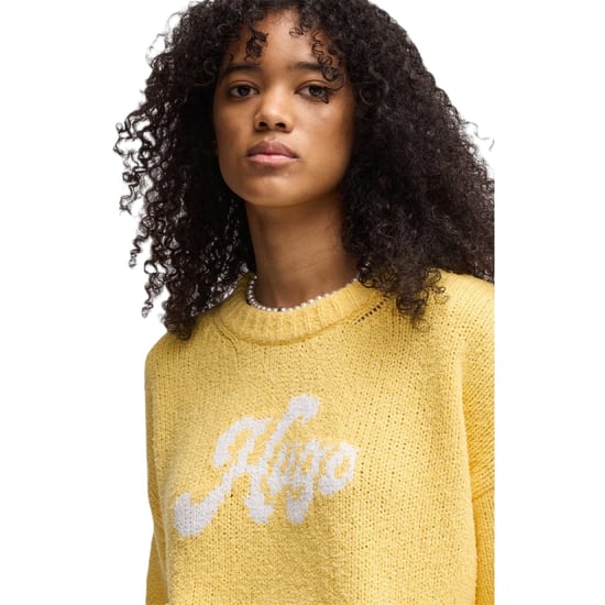 Hugo - "Sareedi" Sweatshirt für Damen, Übergroß (Gelb) - Image 4