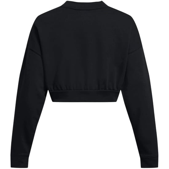 Under Armour - "Rival" Kurzes Sweatshirt für Damen, Rundhalsausschnitt, Frottee (Schwarz) - Image 2