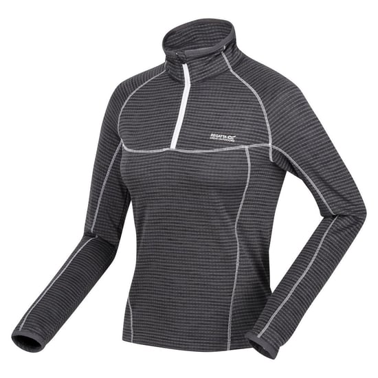 Regatta - "Yonder" Sweatshirt für Damen, Raglan langärmelig (Mittelgrau/Weiß) - Image 3