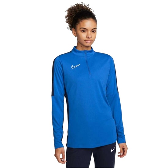 Nike - Sweatshirt für Damen, Reißverschluss, Hochleistungsmaterial, Training (Blau/Weiß) - Image 2