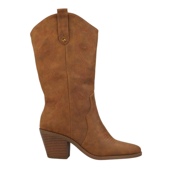 Rocket Dog - Cowboystiefel für Damen, Wadenmitte (Walnussbraun) - Image 1