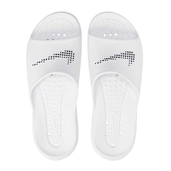 Nike - "Victori One" Swoosh Badesandale für Herren (Weiß/Schwarz) - Image 3
