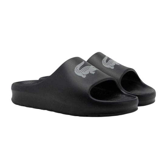Lacoste - "Serve" Krokodil Badesandale für Herren (Grau) - Image 4