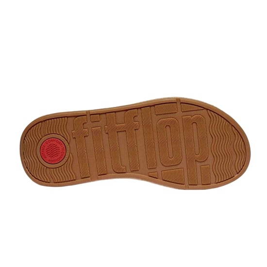 FitFlop - Badesandale für Damen, Leder, flach geformter Absatz (Weiß) - Image 4