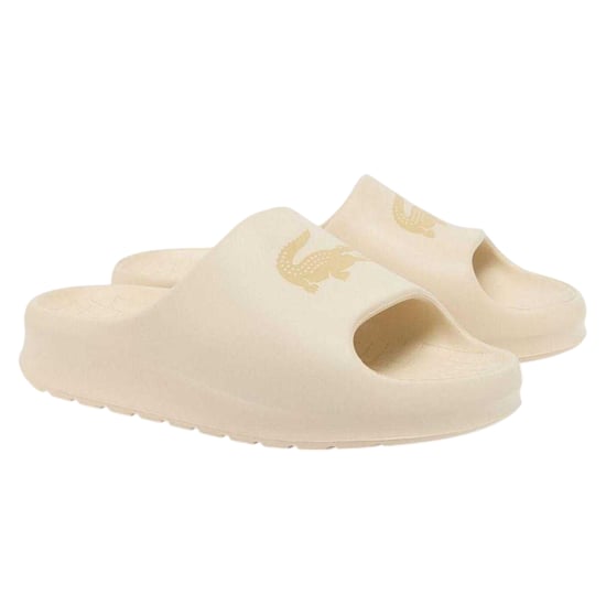 Lacoste - "Serve" Klobig Badesandale für Damen (Beige) - Image 3