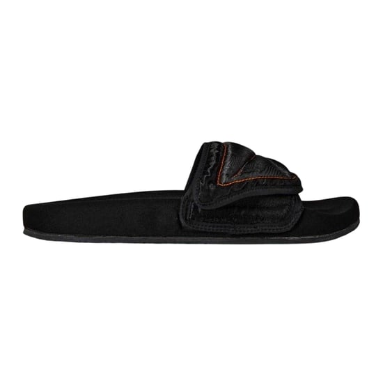 Heron Preston - Badesandale für Herren/Damen Unisex, Baumwolle, Flach (Schwarz) - Image 1