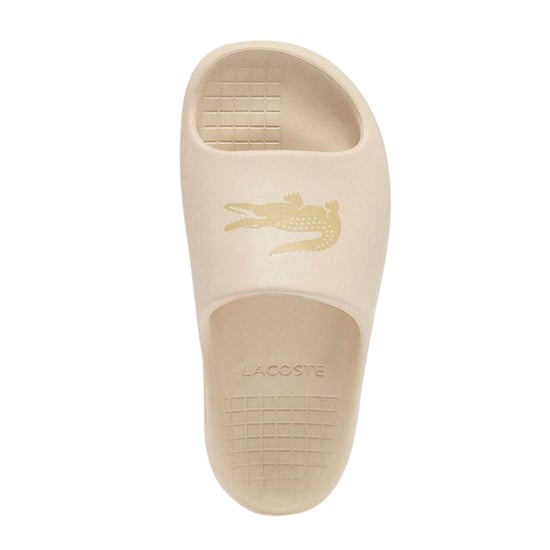 Lacoste - "Serve" Krokodil Badesandale für Herren (Naturweiß) - Image 3