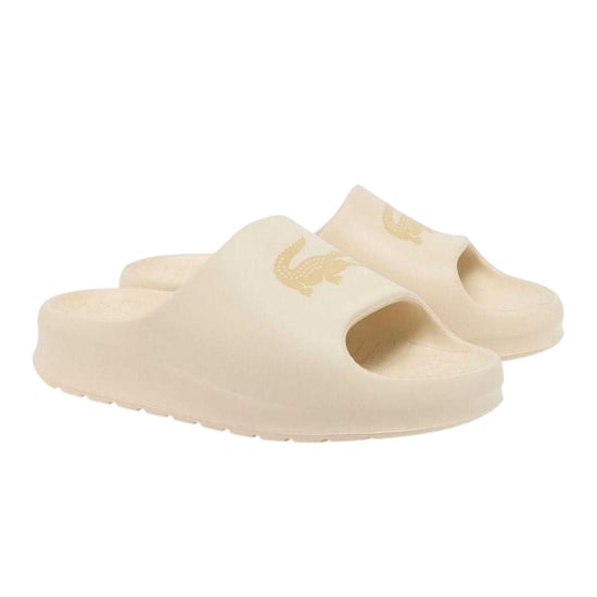 Lacoste - "Serve" Krokodil Badesandale für Herren (Naturweiß) - Image 4