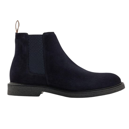 Boss - Geprägt Stiefeletten für Herren, Wildleder, Stichdetail (Dunkelblau) - Image 4