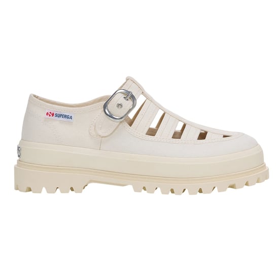Superga - "3541 Alpina Gurkha" Fischer Sandalen für Damen (Naturweiß) - Image 1