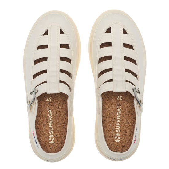 Superga - "3541 Alpina Gurkha" Fischer Sandalen für Damen (Naturweiß) - Image 4