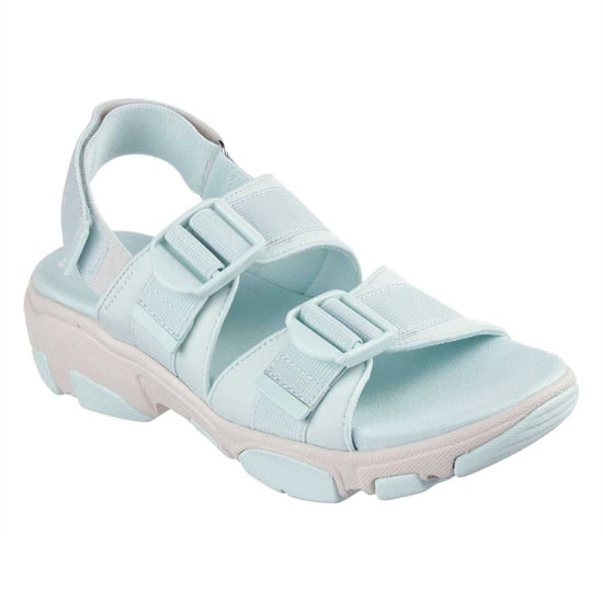 Skechers - Sandalen für Damen, Flacher Absatz (Minzgrün) - Image 3