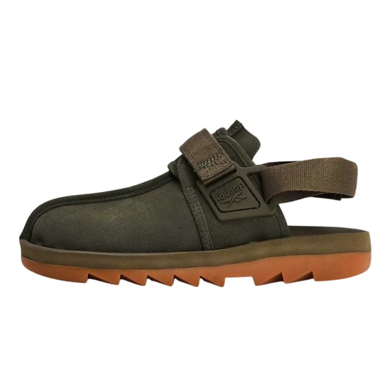 Reebok - "Beatnik" Sandalen für Herren/Damen Unisex, Mit Wildleder-ähnlicher Oberfläche (Armee-Grün) - Image 2