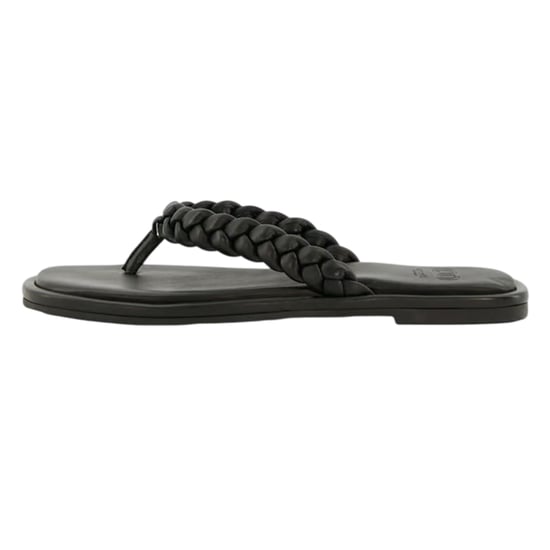 Dune London - Sandalen für Damen, Zehentrenner, Flach (Schwarz) - Image 2