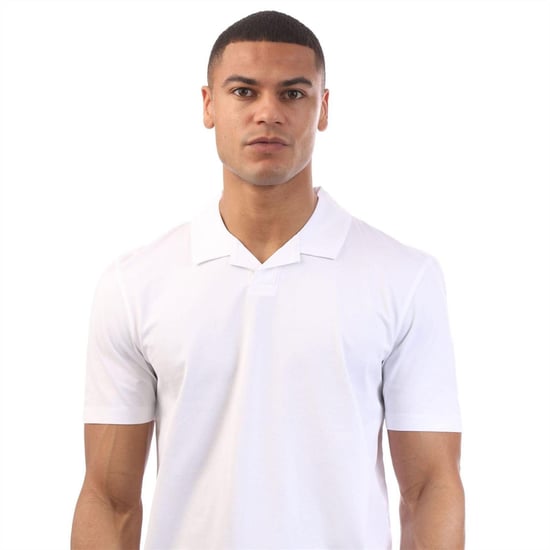 Hugo - Poloshirt für Herren, Baumwolle, kurzärmlig (Weiß) - Image 3