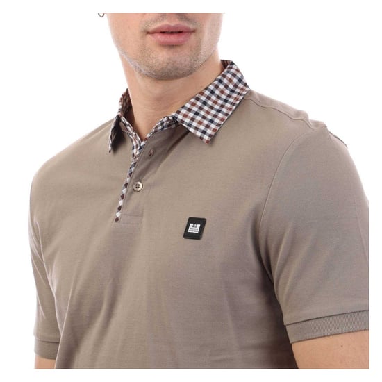 Weekend Offender - Poloshirt für Herren, Baumwolle (Steinfarben) - Image 4