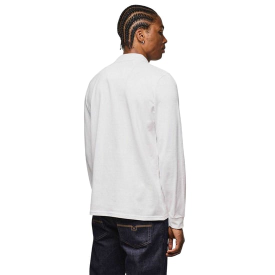 Weekend Offender - Poloshirt für Herren, Langärmlig (Weiß) - Image 3