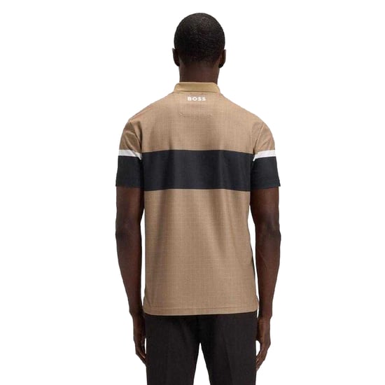 Boss - "The Open 25 Paddy" Poloshirt für Herren, Emblem (Beige) - Image 3