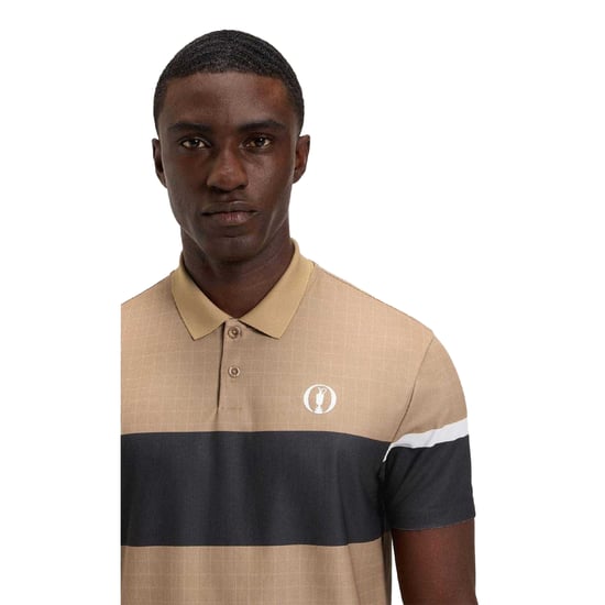 Boss - "The Open 25 Paddy" Poloshirt für Herren, Emblem (Beige) - Image 4