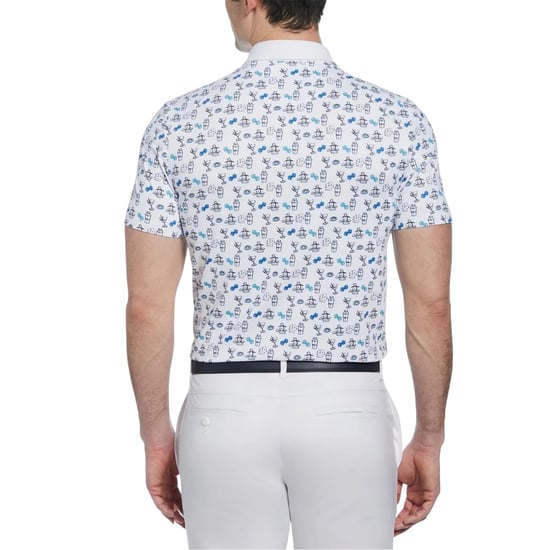 Original Penguin - Poloshirt für Herren, Emblem (Leuchtend Weiß) - Image 2