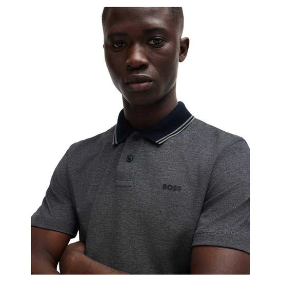 Boss - "Peoxfordnew" Poloshirt für Herren, kurzärmlig (Dunkelblau) - Image 3
