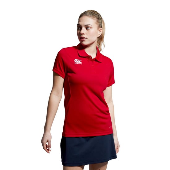Canterbury - "Club Dry" Poloshirt für Damen, Regulär (Rot) - Image 1