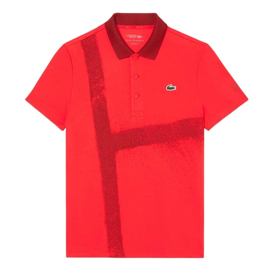 Lacoste - "Novak Djokovic" Poloshirt für Herren, Regulär, kurzärmlig (Rot) - Image 2