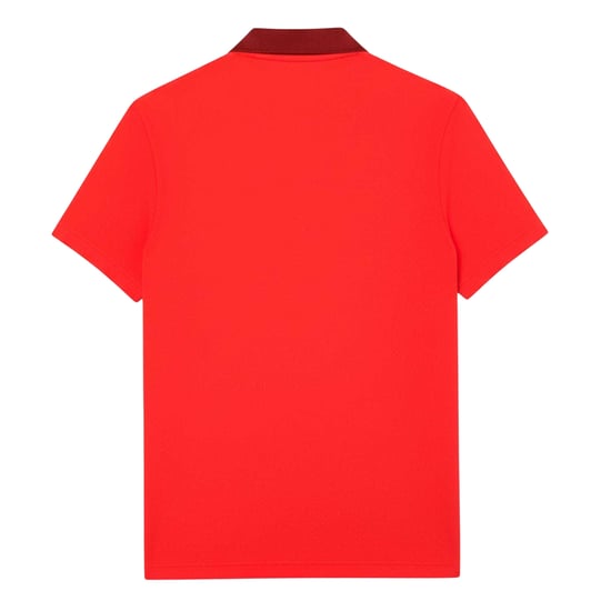 Lacoste - "Novak Djokovic" Poloshirt für Herren, Regulär, kurzärmlig (Rot) - Image 3