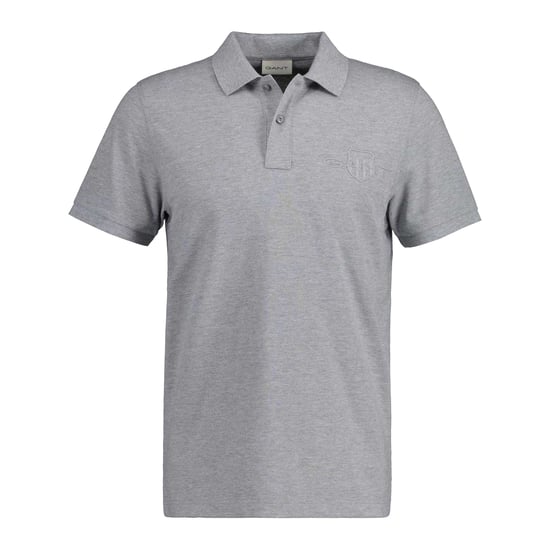 Gant - Poloshirt für Herren, kurzärmlig (Grau) - Image 2