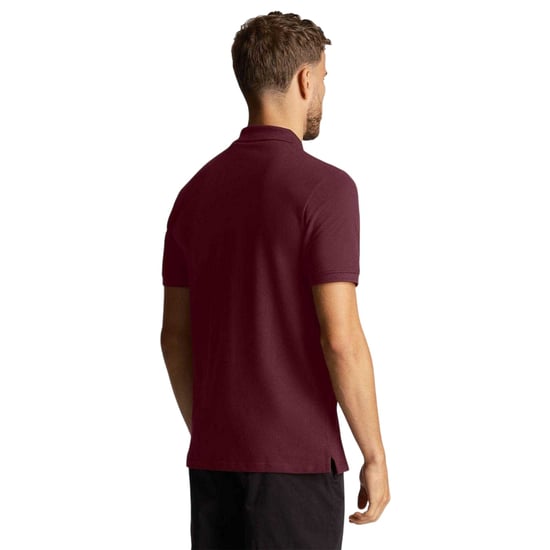 Lyle & Scott - "Ordinate" Poloshirt für Herren, kurzärmlig (Burgunderrot) - Image 3