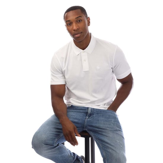 Boss - Poloshirt für Herren, Baumwolle (Weiß) - Image 1