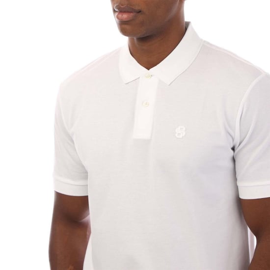 Boss - Poloshirt für Herren, Baumwolle (Weiß) - Image 3