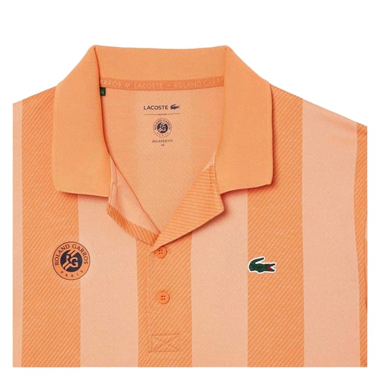 Lacoste - "Roland Garros Edition" Poloshirt für Herren, Tennis, leger (Orange) - Image 3
