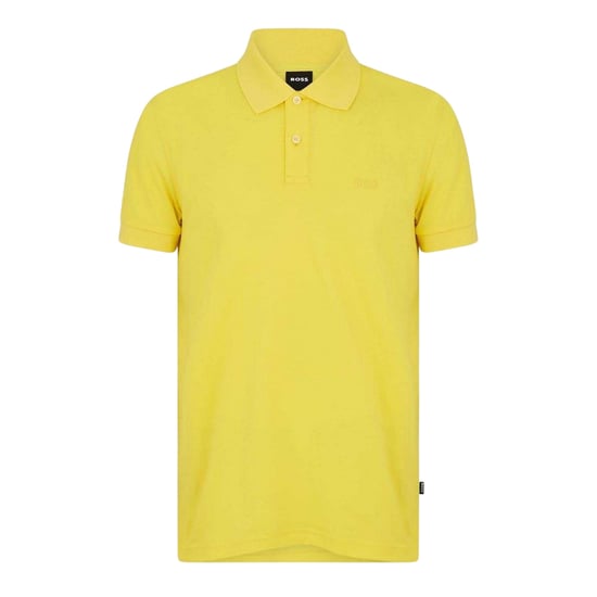 Boss - "Firenze" Poloshirt für Herren, Baumwolle (Leuchtend Gelb) - Image 1