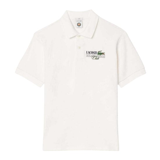 Lacoste - "Roland Garros Edition" Poloshirt für Herren/Damen Unisex, Frottee, Tennis (Cremefarbe) - Image 1
