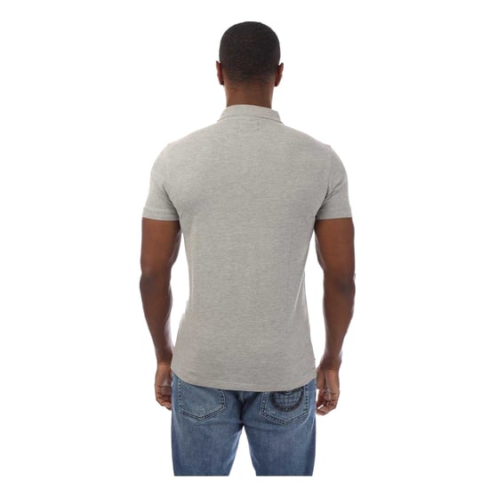 Aquascutum - Poloshirt für Herren, Regulär, kurzärmlig (Hellgrau meliert) - Image 2
