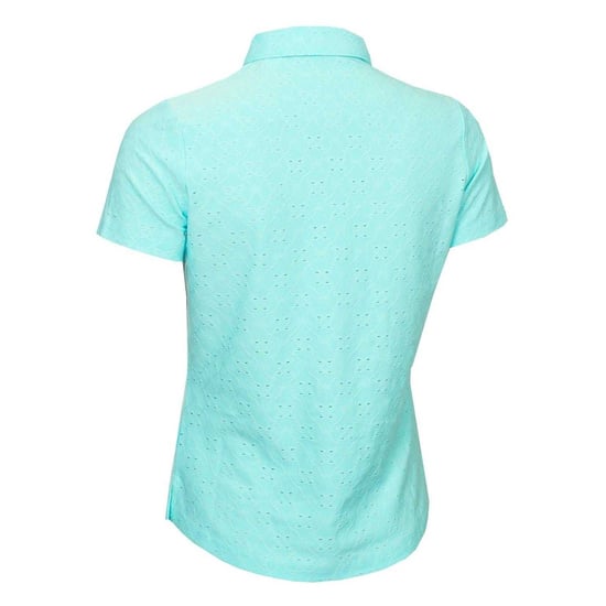 Calvin Klein - Poloshirt für Damen, Emblem (Aquablau) - Image 3