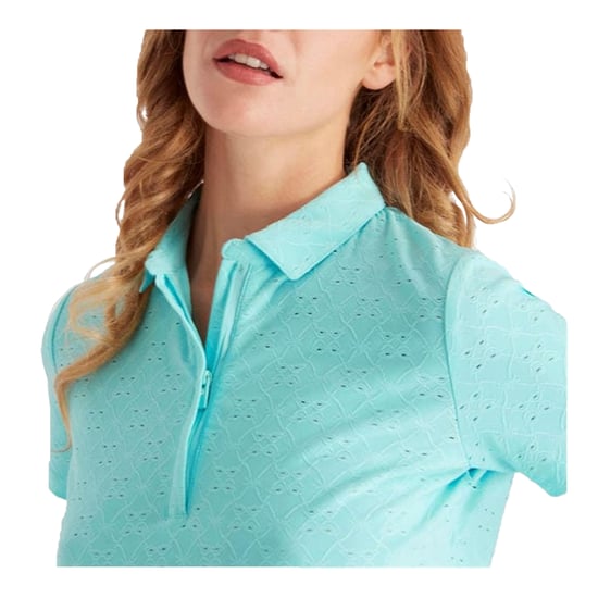 Calvin Klein - Poloshirt für Damen, Emblem (Aquablau) - Image 4