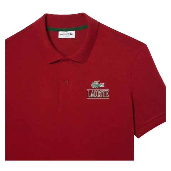 Lacoste - Poloshirt für Herren, Regulär (Rot) - Image 3
