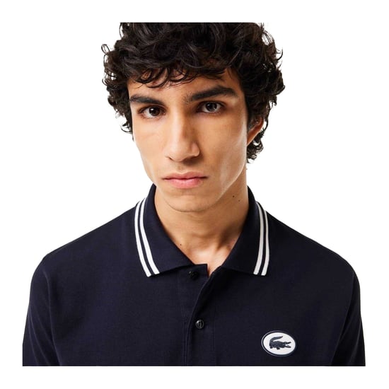 Lacoste - Poloshirt für Herren, Premium-Baumwolle (Schwarz) - Image 4