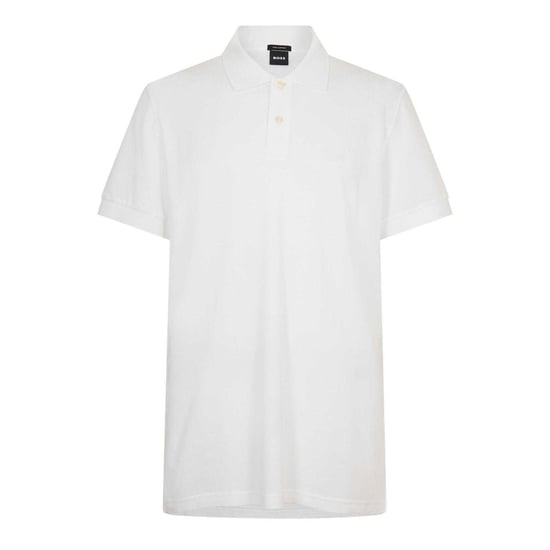 Boss - "Firenze" Poloshirt für Herren, Baumwolle (Weiß) - Image 1