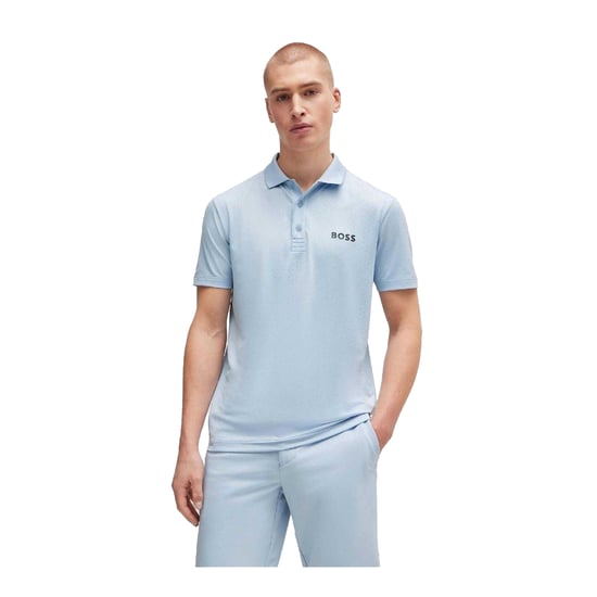 Boss - Poloshirt für Herren, Performance, Regulär (Violett) - Image 3