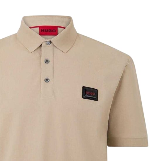 Hugo - "Dereso" Poloshirt für Herren, Regulär (Beige) - Image 2