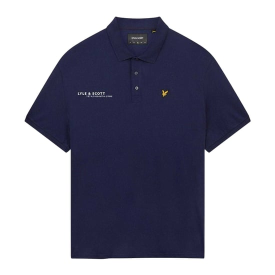 Lyle & Scott - "Ordinate" Poloshirt für Herren, kurzärmlig (Marine) - Image 2