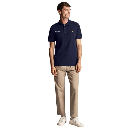 Lyle & Scott - "Ordinate" Poloshirt für Herren, kurzärmlig (Marine) - Image 4