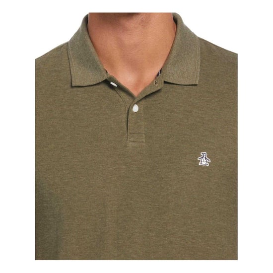 Original Penguin - Poloshirt für Herren, Schmal (Oliv) - Image 3